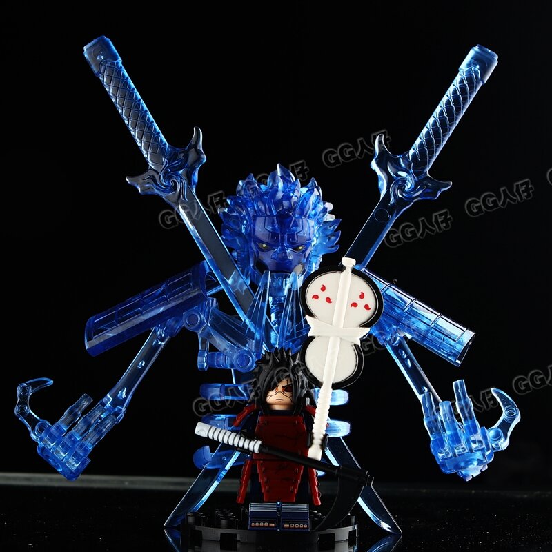 Bộ Đồ Chơi Lắp Ráp Naruto Shippuden Uchiha Sasuke Izuna No Michi Bộ Đồ Chơi Lắp Ráp ABS Nhựa Có Thể 