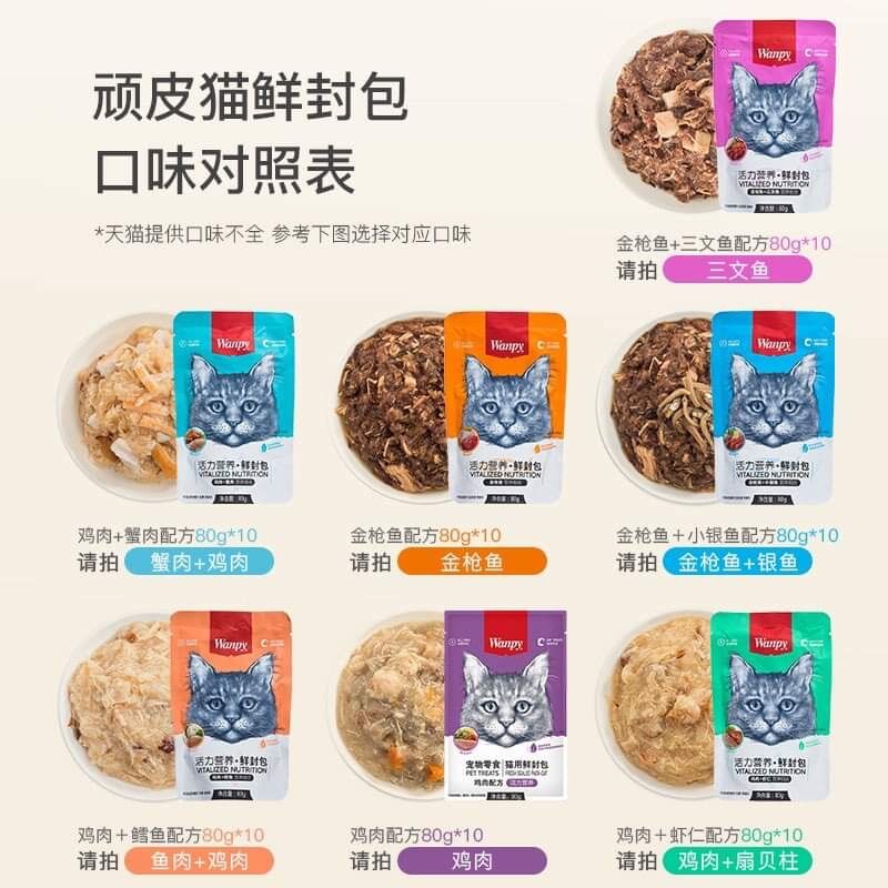 Pate Wanpy Cho Mèo 80gr