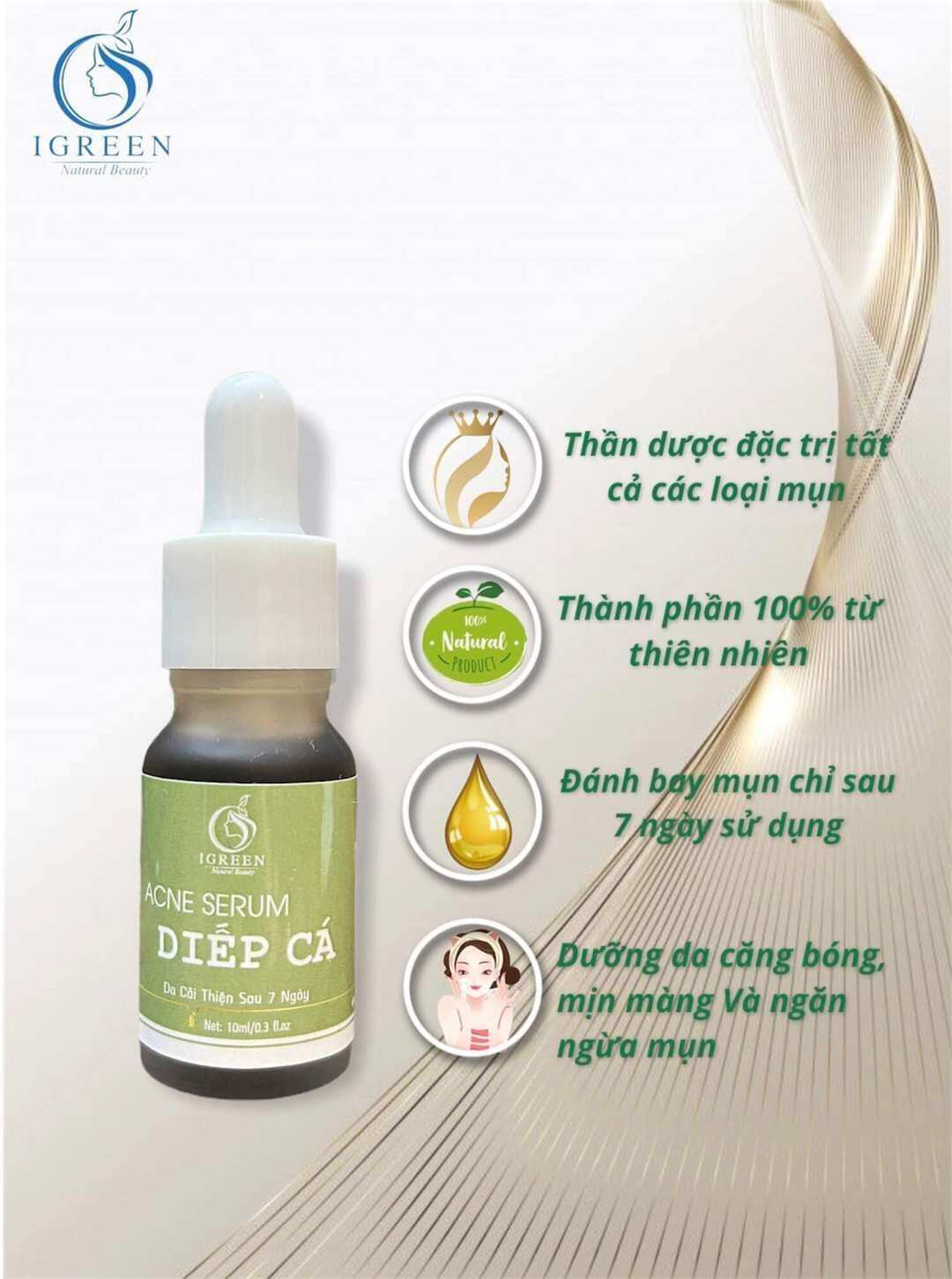 Serum Diếp Cá igreen (chính hãng )
