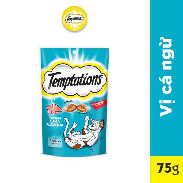 Bánh thưởng cho mèo temptations  30g - 75g