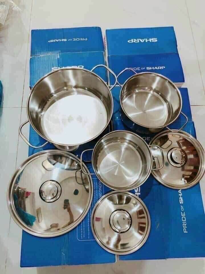 [HCM] BỘ 3 NỒI QUÀ TẶNG SHARP