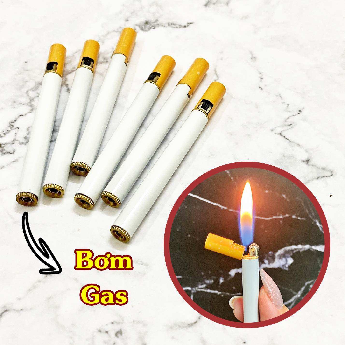 [HCM]Bật Lửa Gas Khè Hình Điếu Thuoc Độc Đáo 2 Size