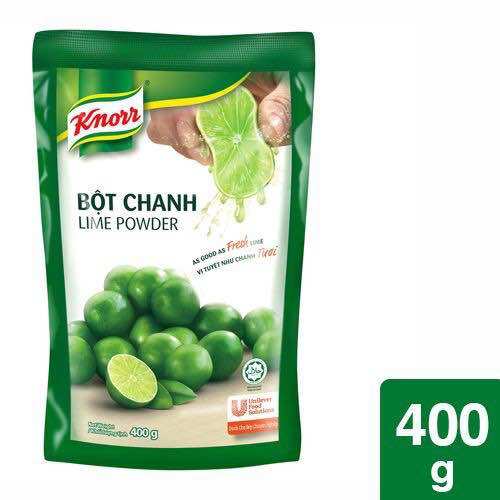 (MẪU MỚI) Bột chanh Lime Powder Knorr gói (400g)