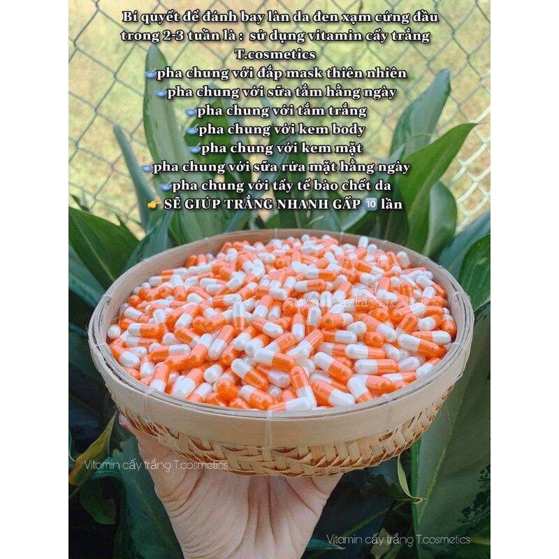 Viên cấy trắng trắng nhanh cấp tốc từ 3 đến 10 ngày cobom 50 viên giá siêu rẽ