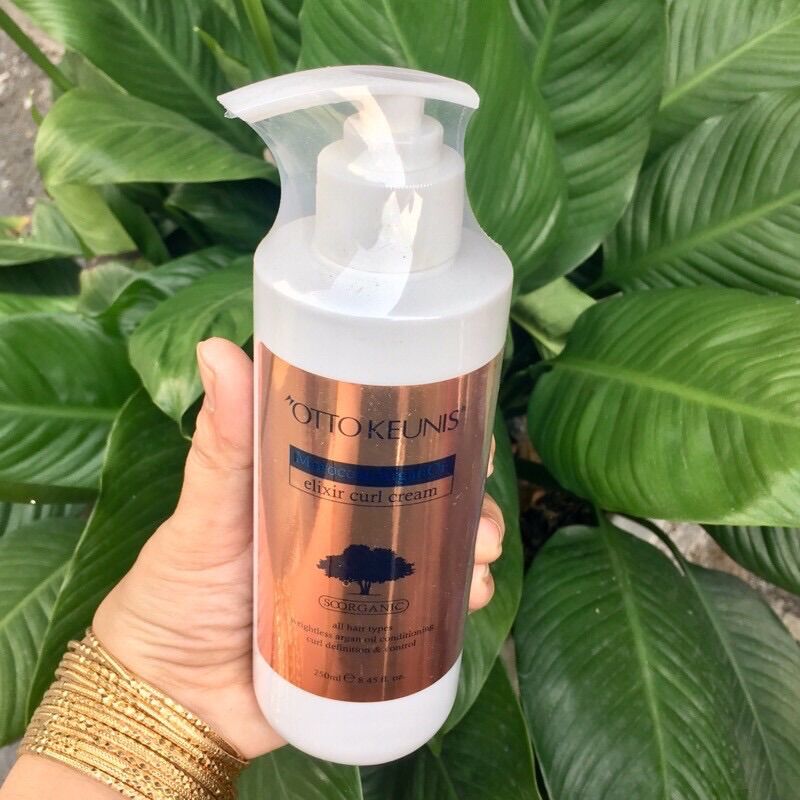 [HCM]KEM TẠO KIỂU DƯỠNG TÓC OTTO KEUNIS ELIXIR CURL CREAM 250ml