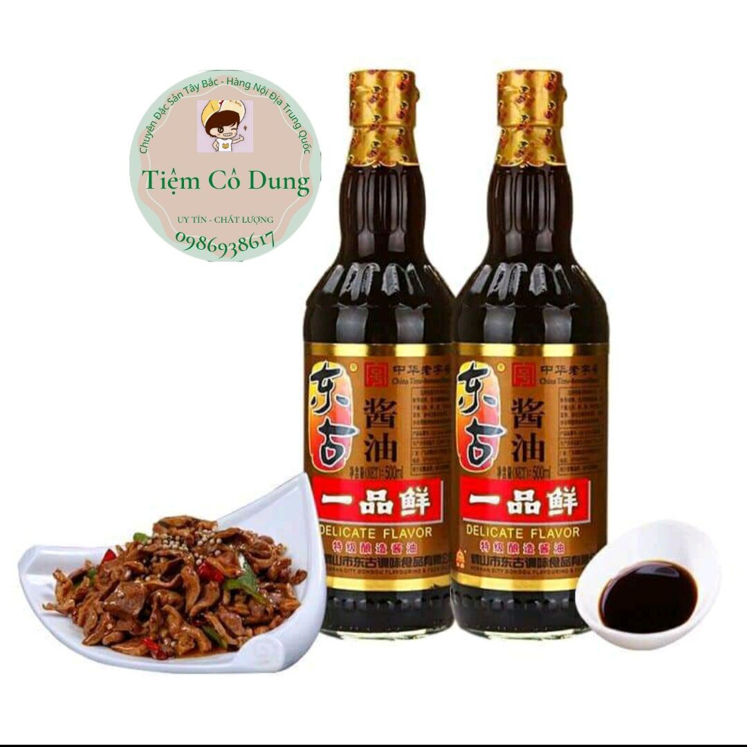 Xì dầu càng cua nhất phẩm tiên 500ml_ nước tương trung quốc đặc biệt thơm ngon