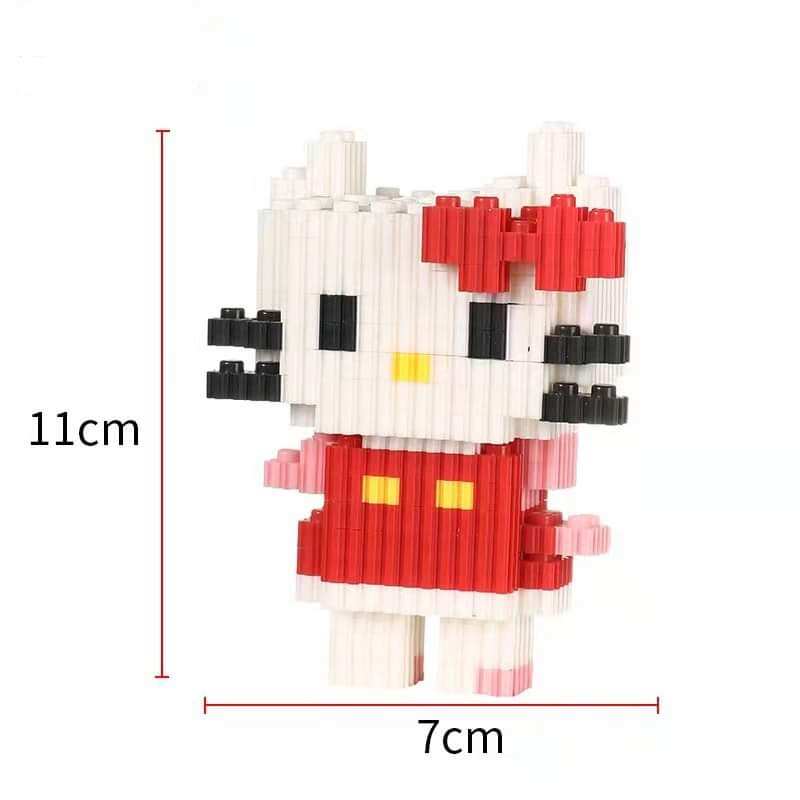 🌸ĐỒ CHƠI LẮP RÁP LEGO 3D HELLO KITTY DOREMON