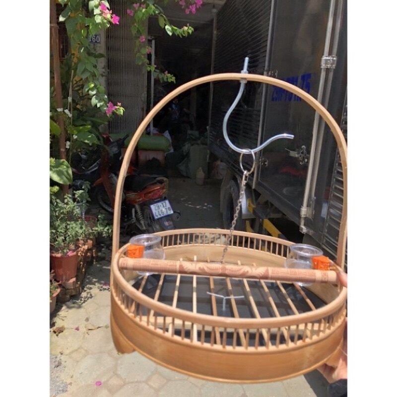 Lồng trần cu gáy (tặng kèm xích chân)