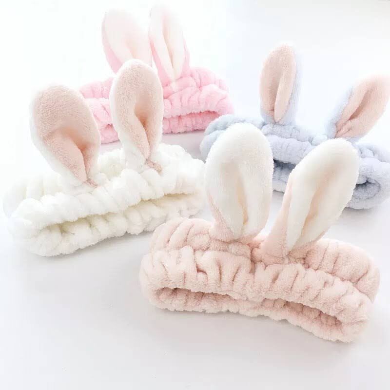 [HCM]Băng đô tai thỏ vải nhung 3D