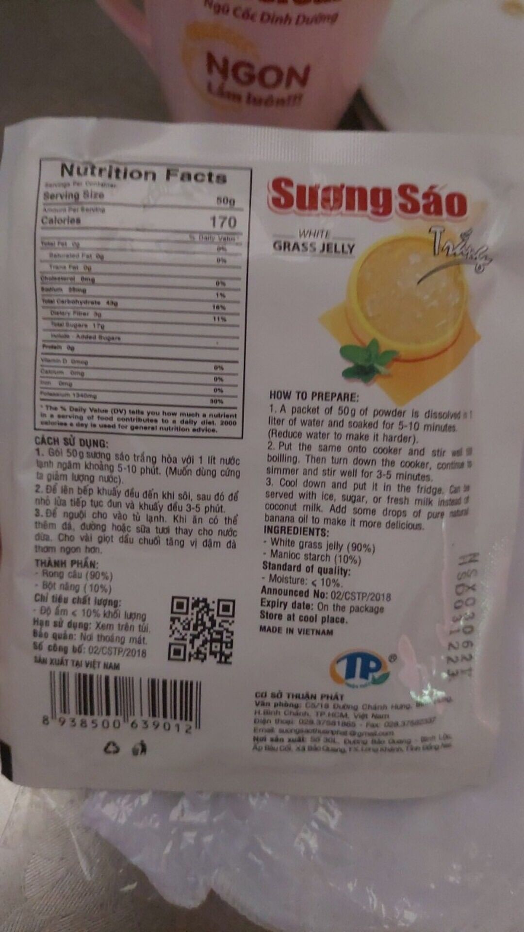 Bột sương sáo đen, trắng Thuận Phát