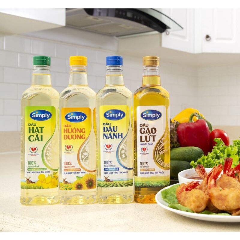 Dầu Đậu Nành Simply 1L ( Date mới nhất )
