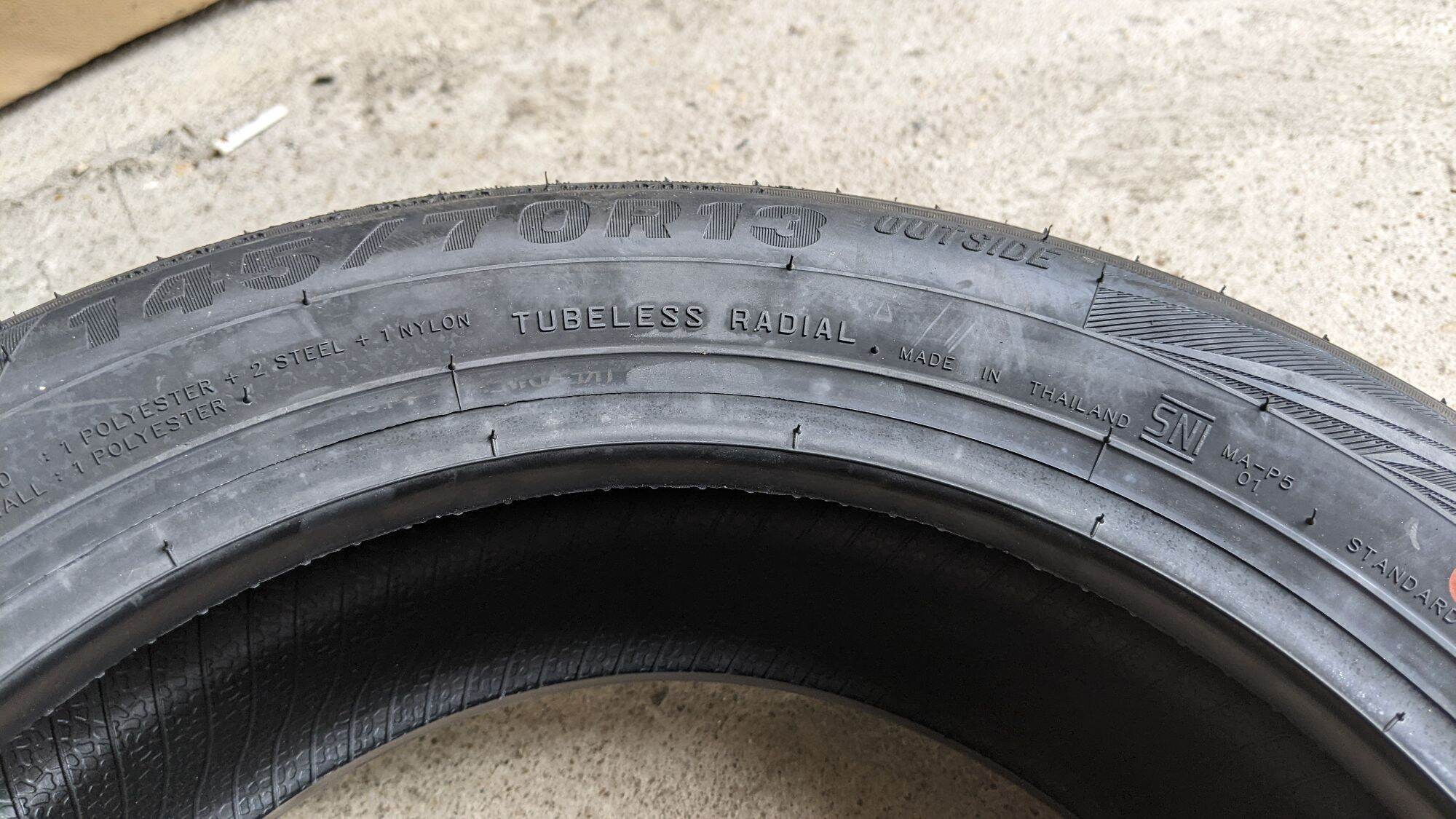 750K Miễn phí ship 145/70R13, vỏ lốp xe ô tô Matiz