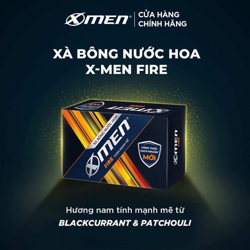 Xà bông cục x-men 90g