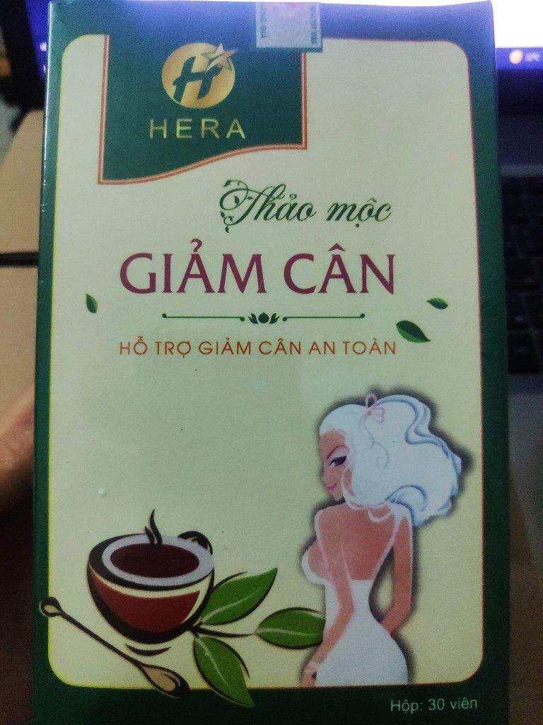 Thảo Mộc Giảm Cân Hera Plus Chính Hãng Giảm Nhanh Hiệu Quả Mới Hộp 30 Viên, Sản Phẩm không phải là Thuốc