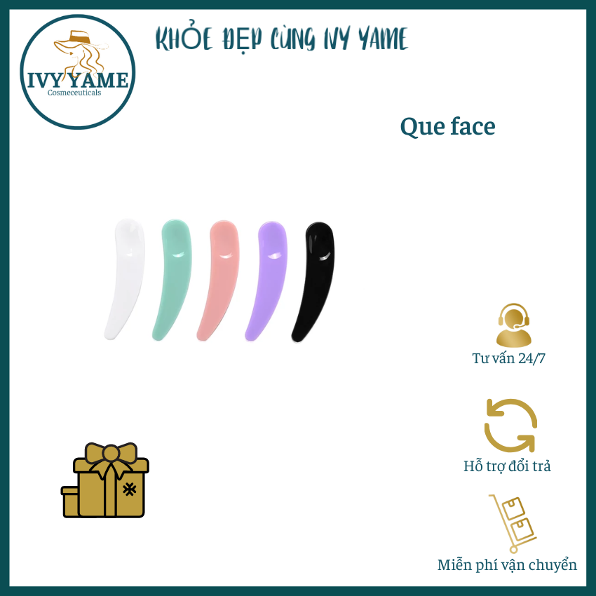 Muỗng múc trộn kem face, múc bột kem body