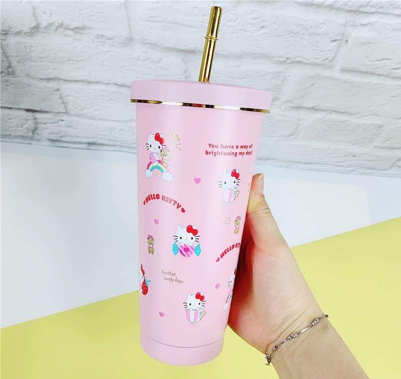🌸LY GIỮ NHIỆT HELLO KITTY DORAEMON