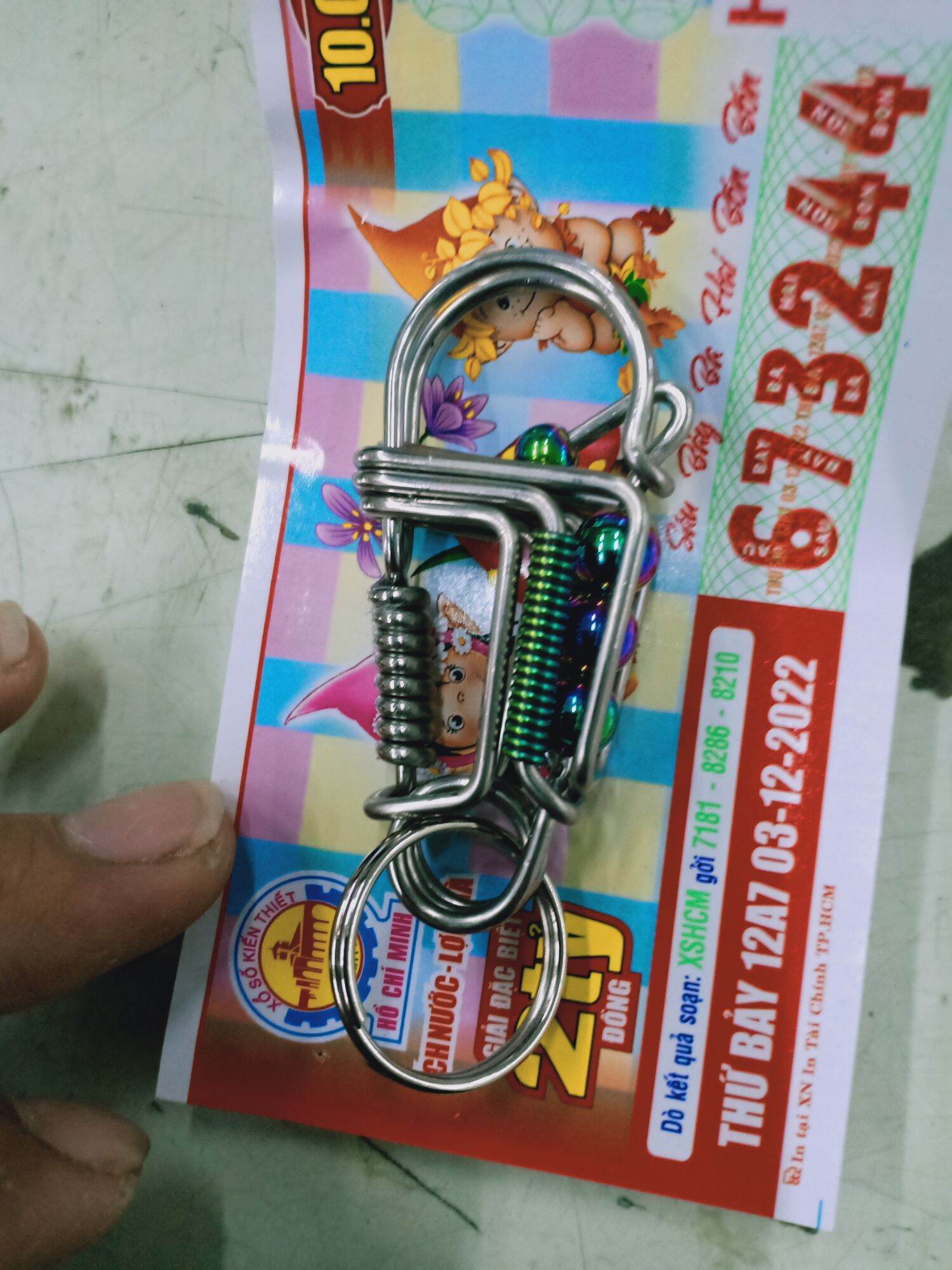 Combo 2 móc khóa phối bi Titan