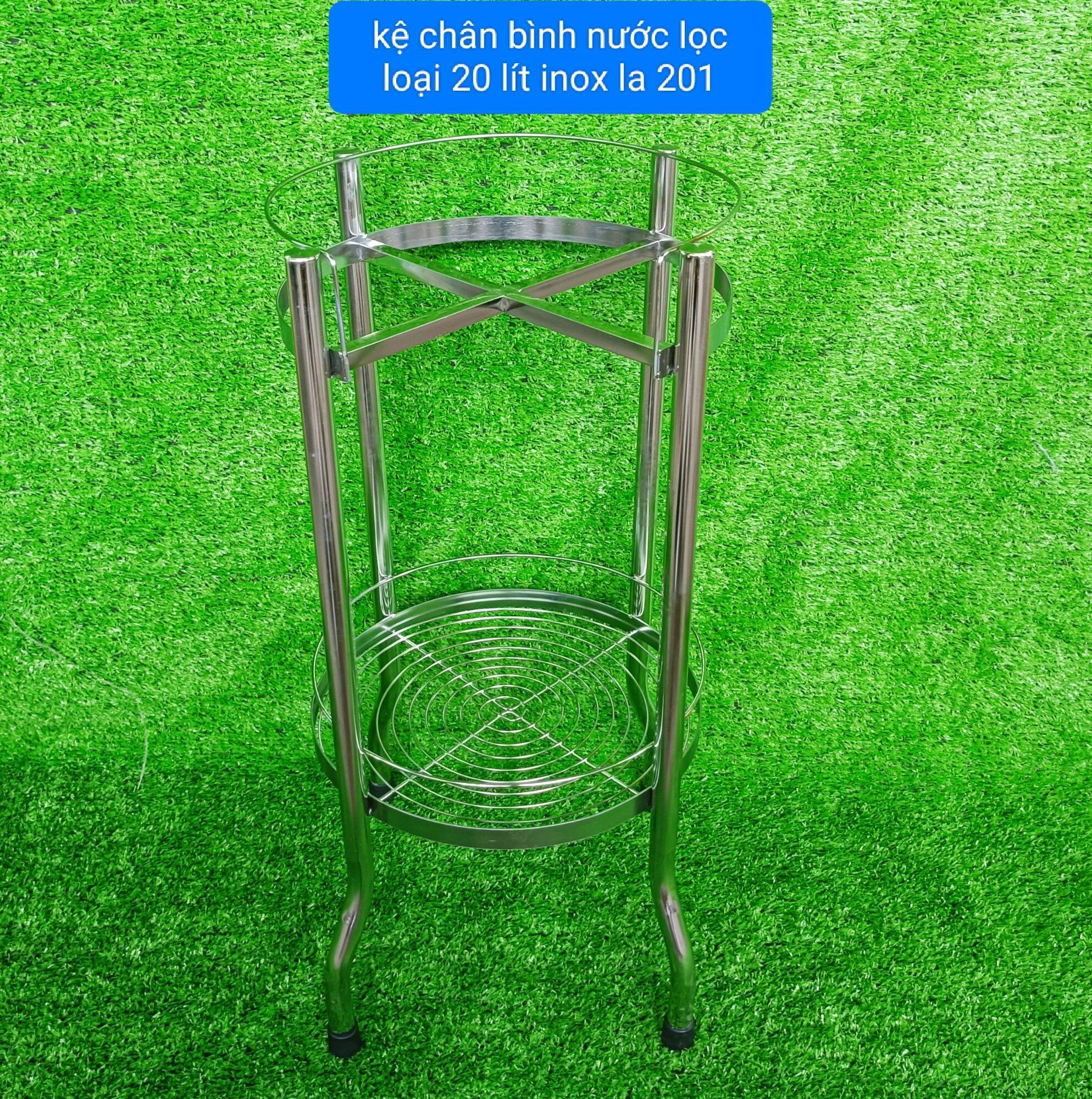 Kệ chân bình nước lọc 20lit inox 201