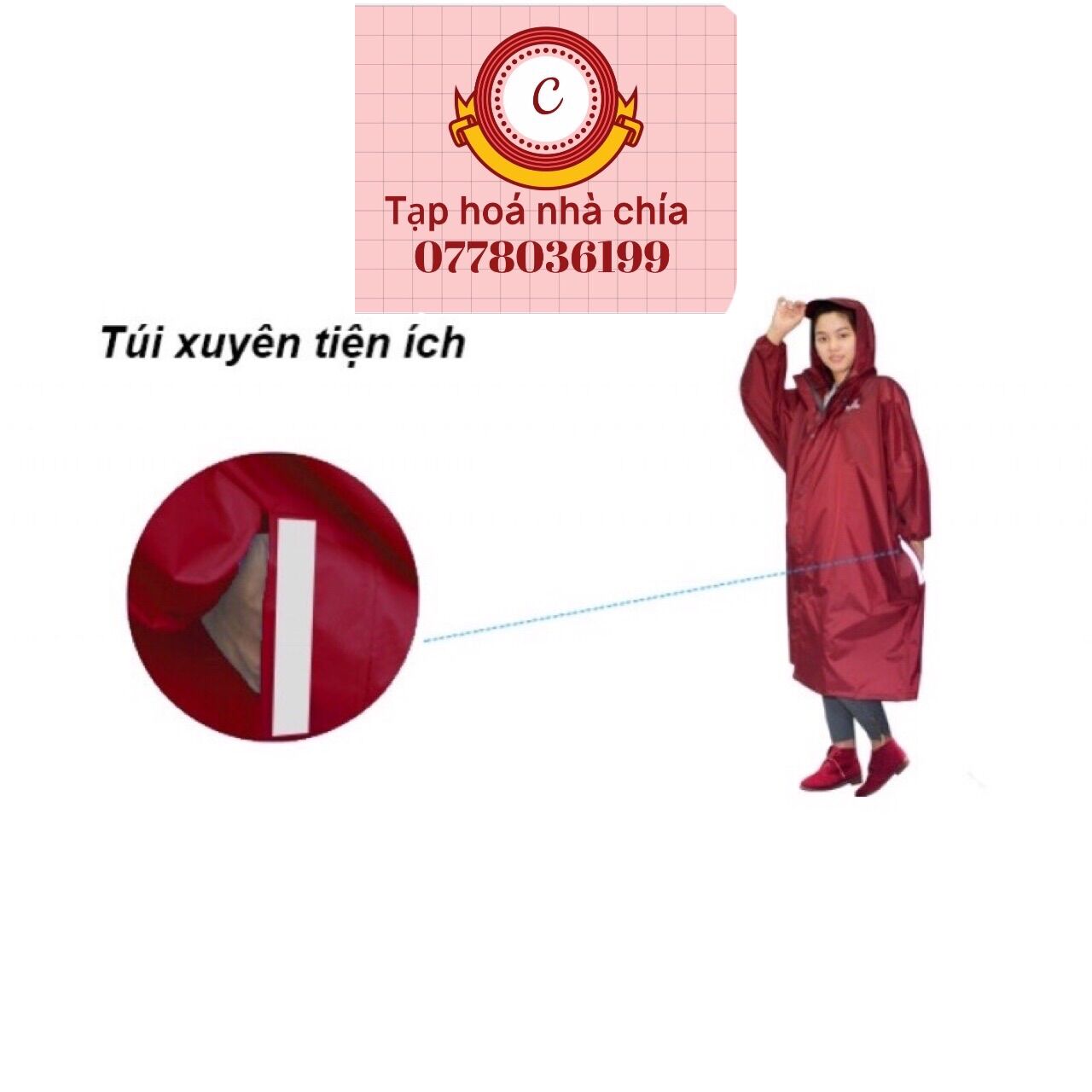 ÁO MƯA DÂY KÉO CAO CẤP RANDO ( sỉ ib)