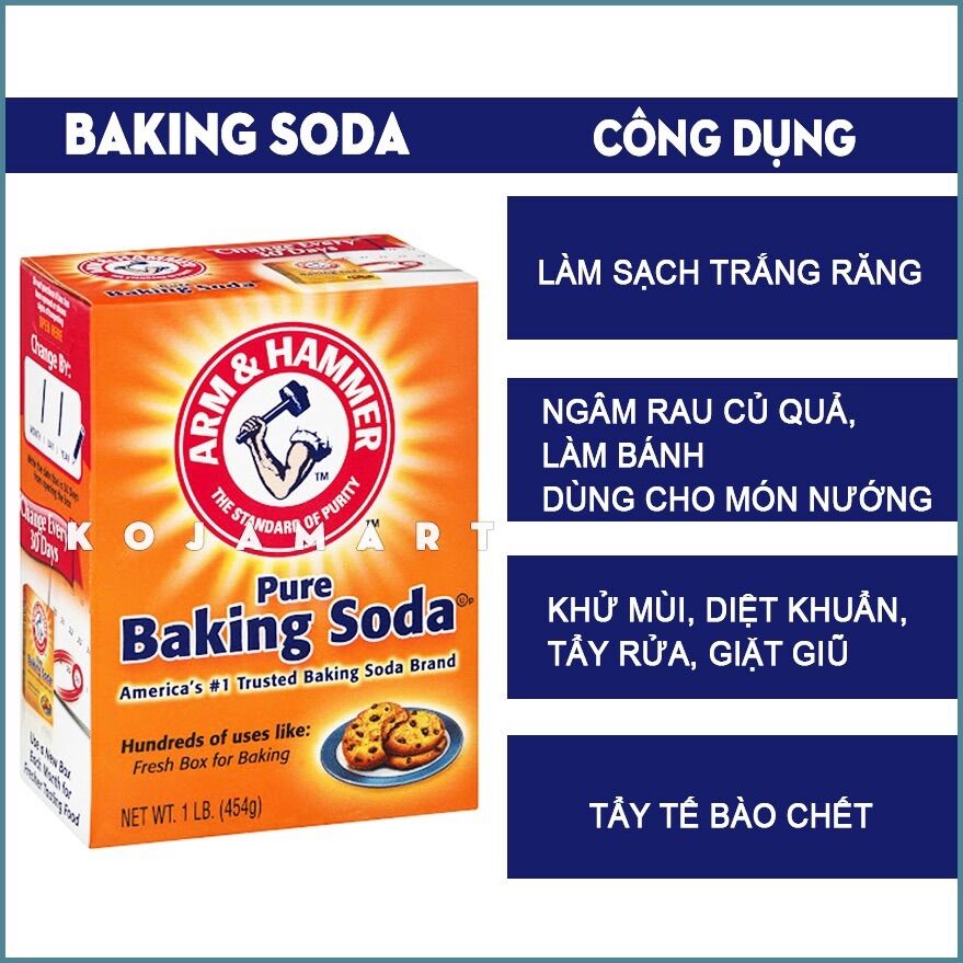 Bột Baking Soda Đa Công Dụng 454Gram Nhập Khẩu Mỹ