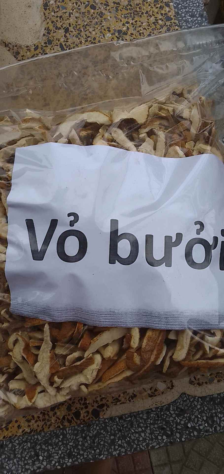Vỏ Bưởi Khô 1 Ký ( vỏ bưởi thái sợi, mỏng cùi )