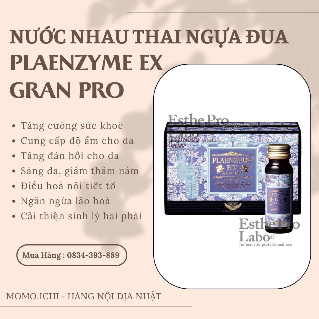 Nước Nhau Thai Ngựa Đua Horse Plaenzyme Ex Gran Pro