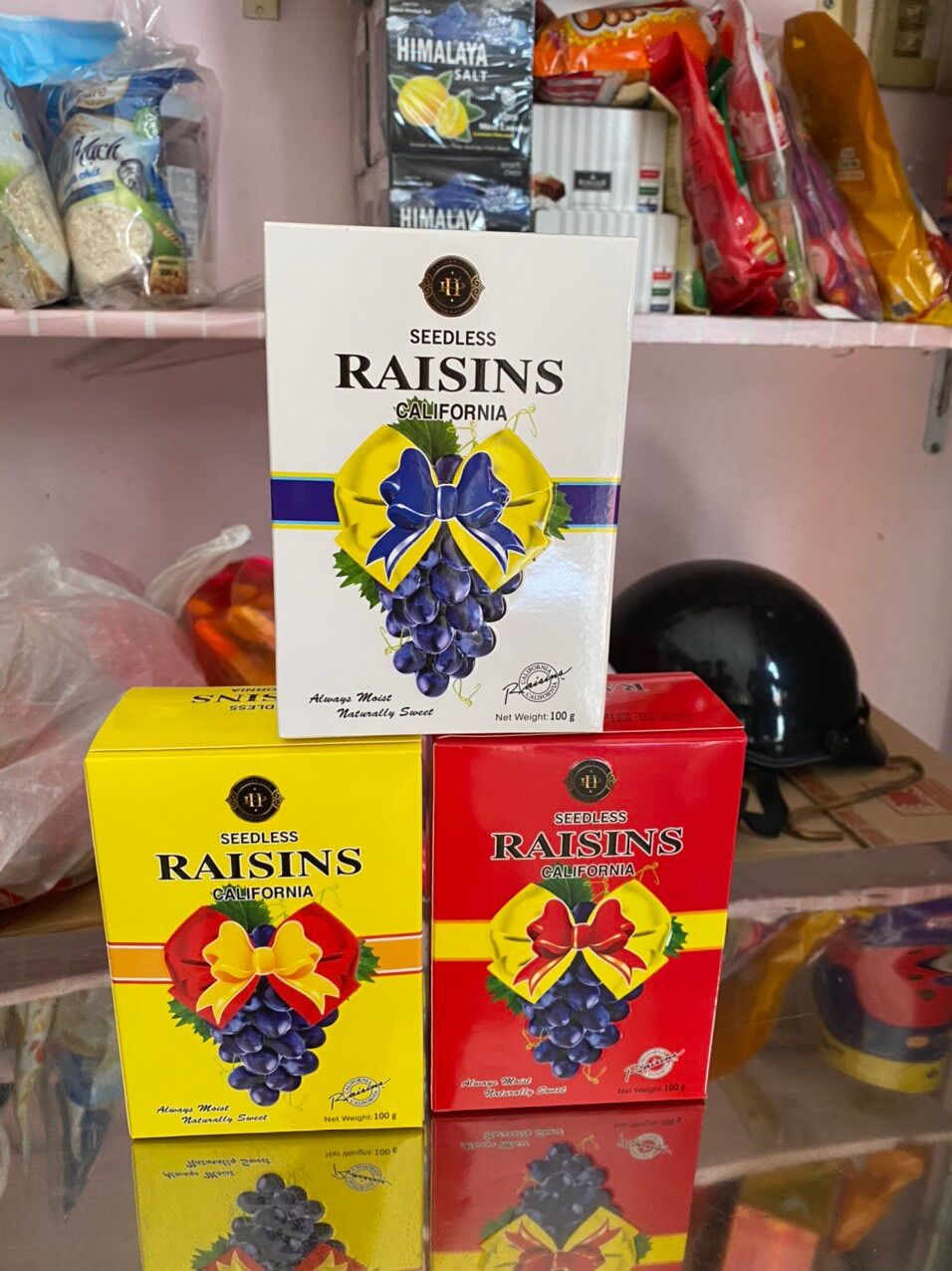Nho khô đen nhập khẩu Mỹ Raisins california