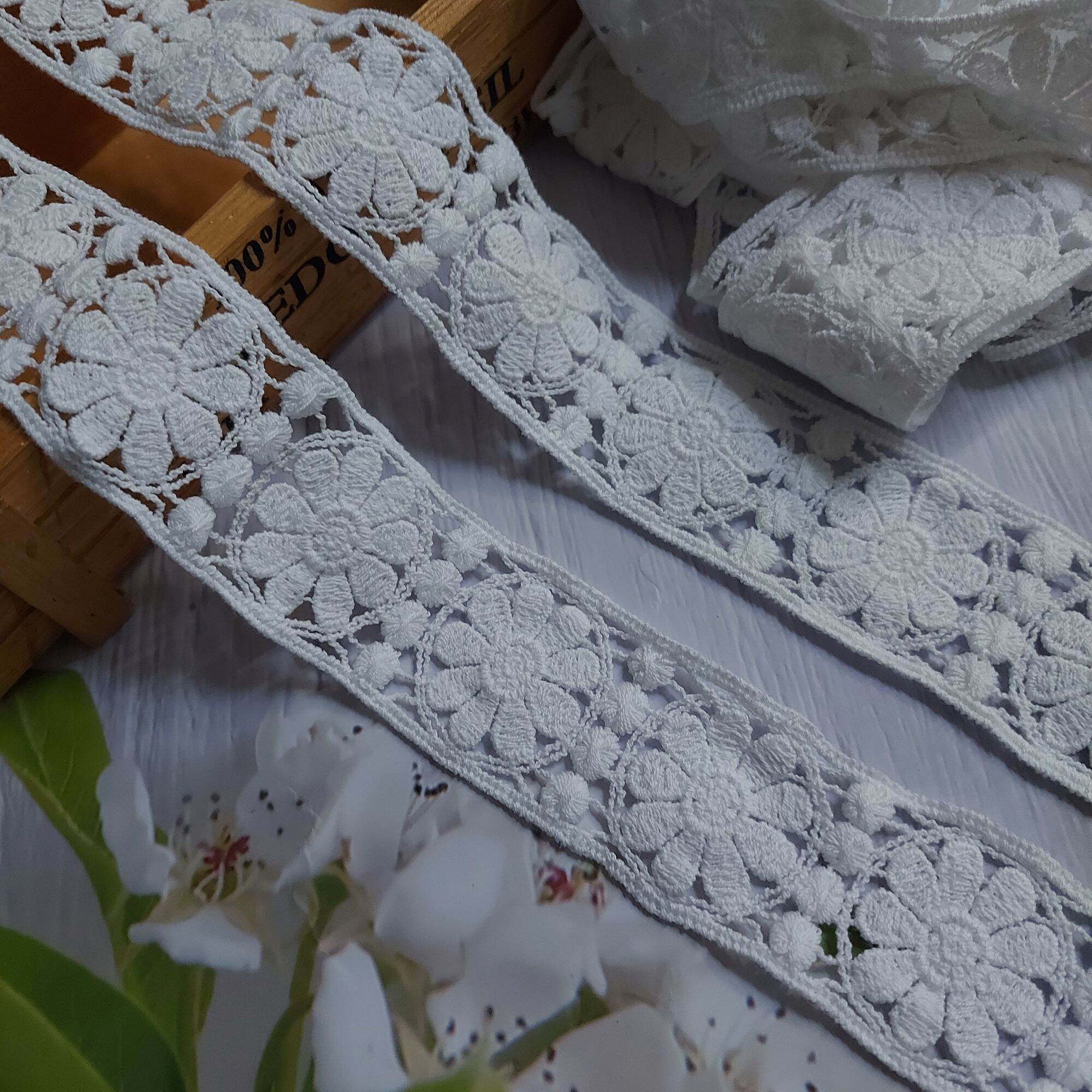 Ren chỉ cotton, phụ liệu may vá ,bản rộng 3.5cm