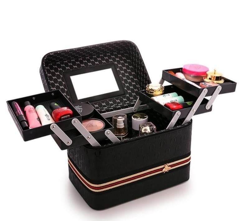 Cốp đựng đồ phun xăm nail mi 2 tầng