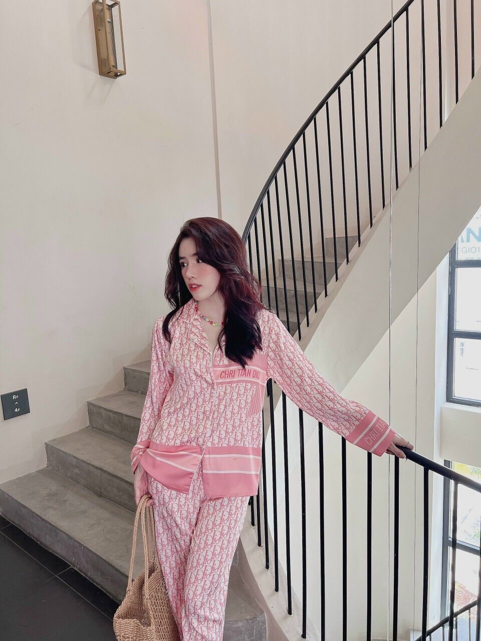 🧸 Bộ Pijama Đì Ó Lụa Satin tiểu thư ( hàng loại 1)