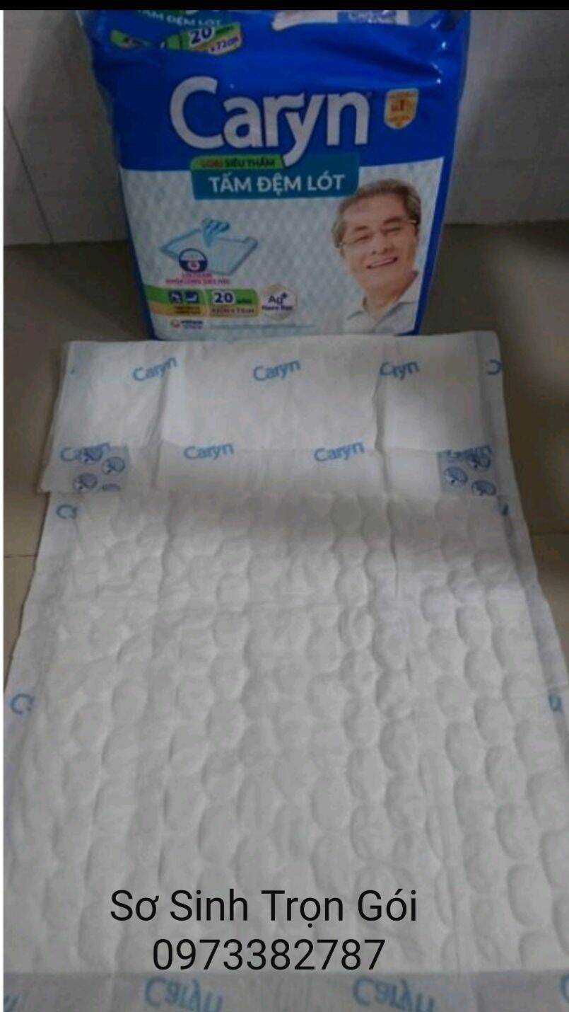 Combo hai tấm lót sản phụ caryn loại dùng một lần