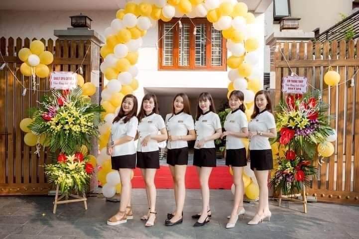 đồng phục spa chất cotton lạnh