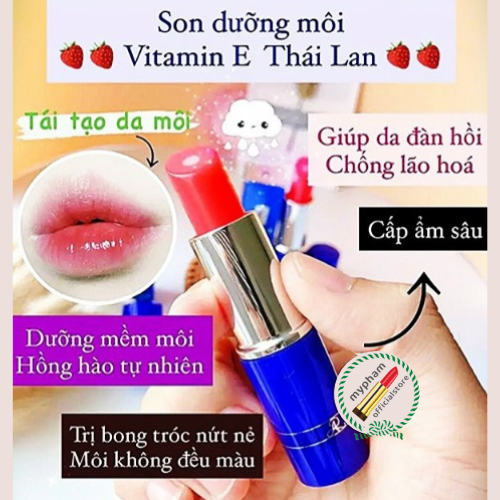 Son Dưỡng Môi Vitamin E Aron Thailan