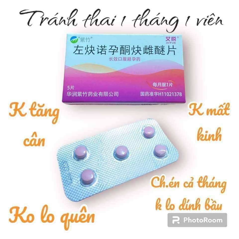 Viên uống tránh thai tháng 1 viên mẫu mới