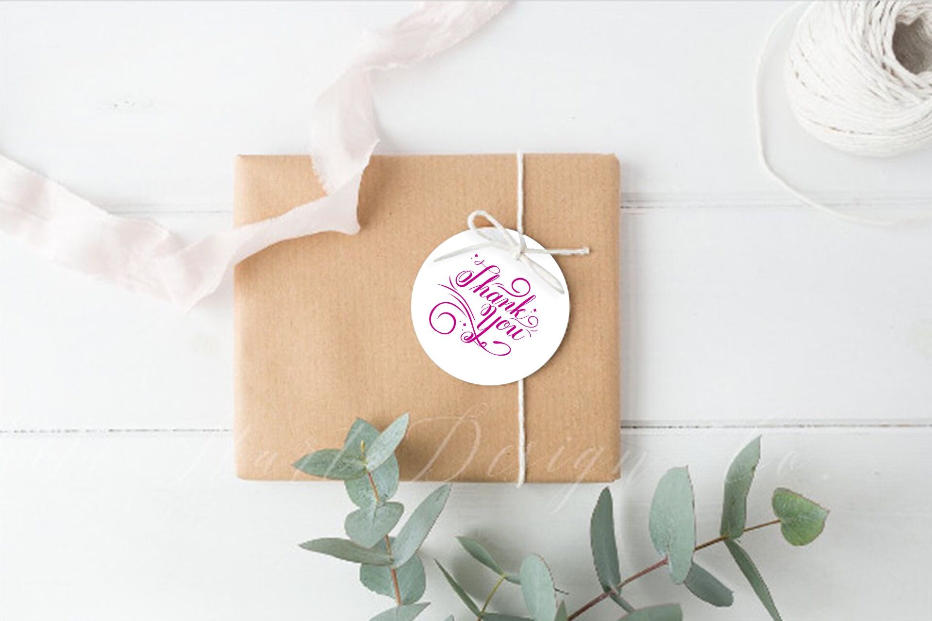 SET SET 50 NHÃN THANK YOU (mạ kim)