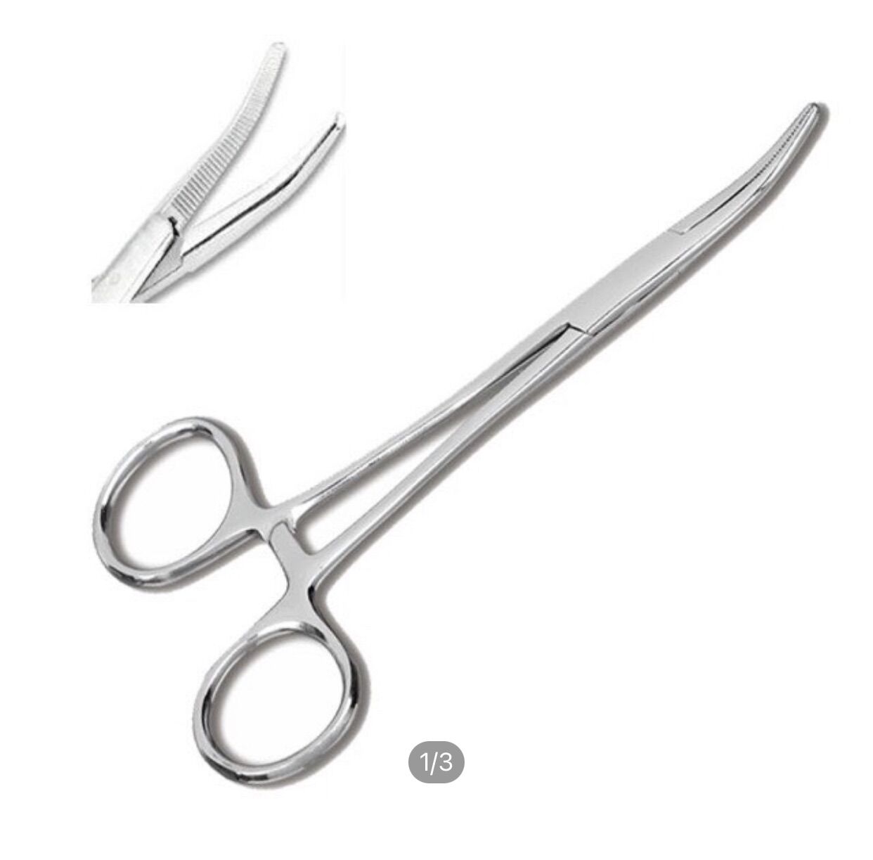 [HCM]Kẹp đầu cong / dụng cụ nhổ lông tai cho thú cưng