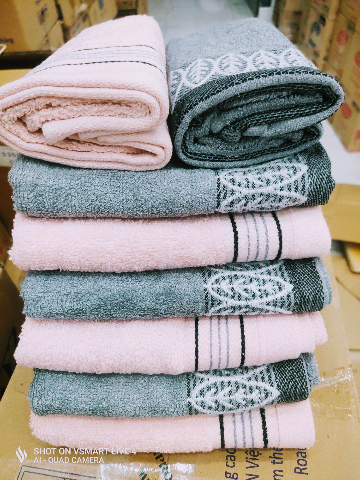 Khăn Bông sợi cotton (35cm x70cm)