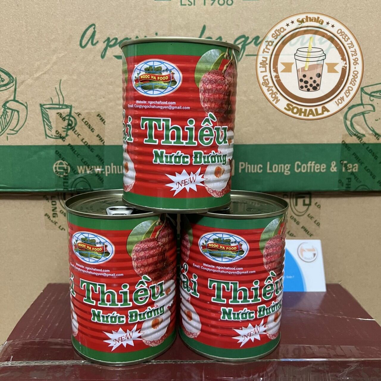 Vải Thiều Nước Đường Thanh Hà 565G