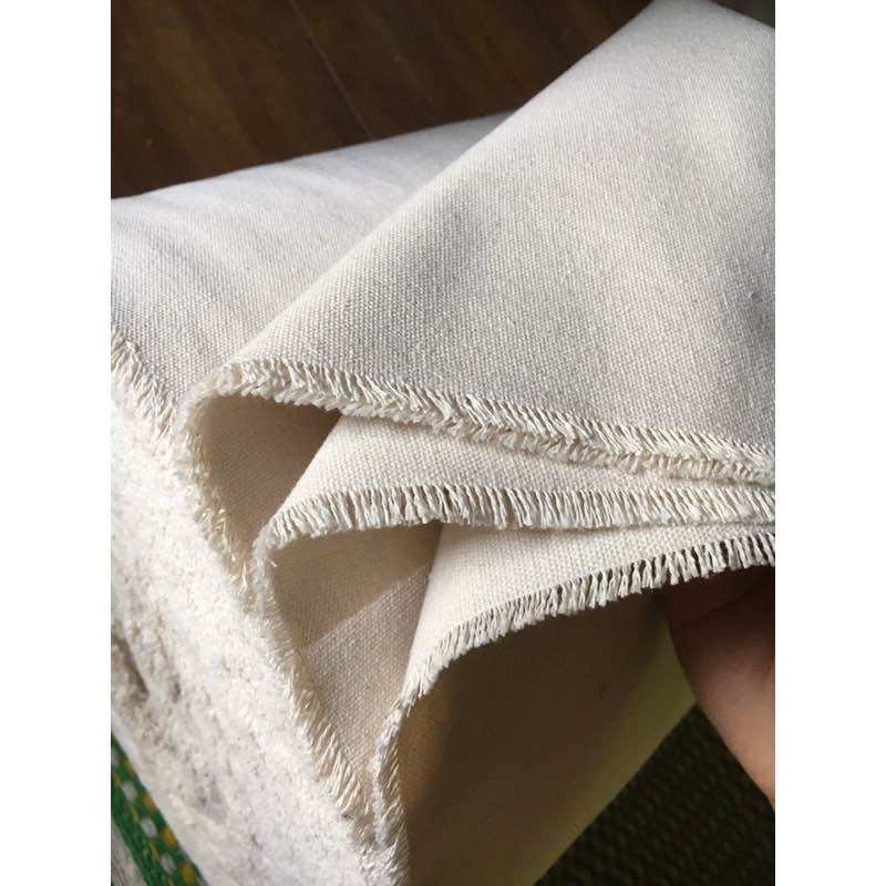 Set 8,5m Vải bố canvas mộc dày khổ vải 1m7 xuất khẩu nguyên bản may túi - vải canvas trang trí vintage