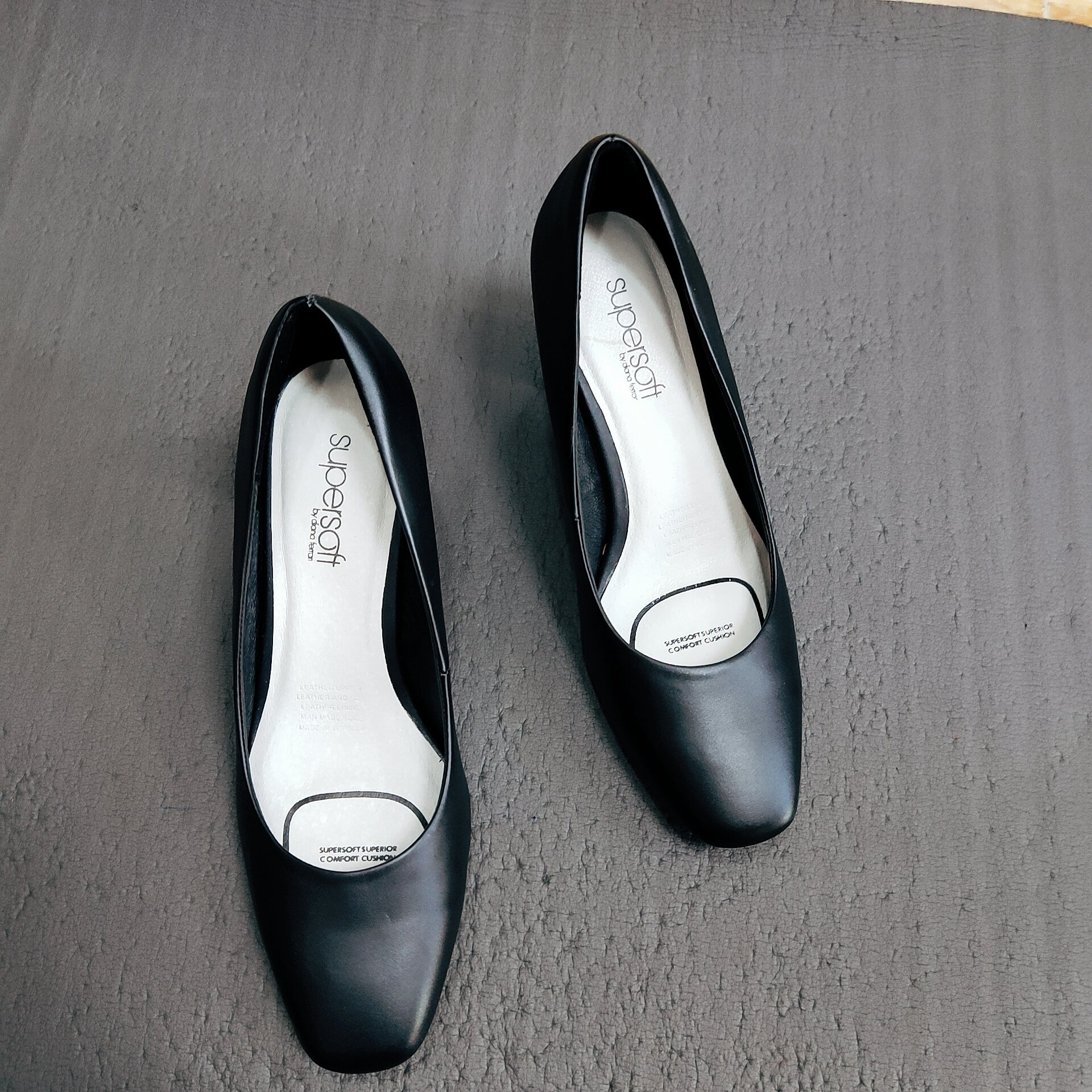 giày cao gót Supersoft da thật