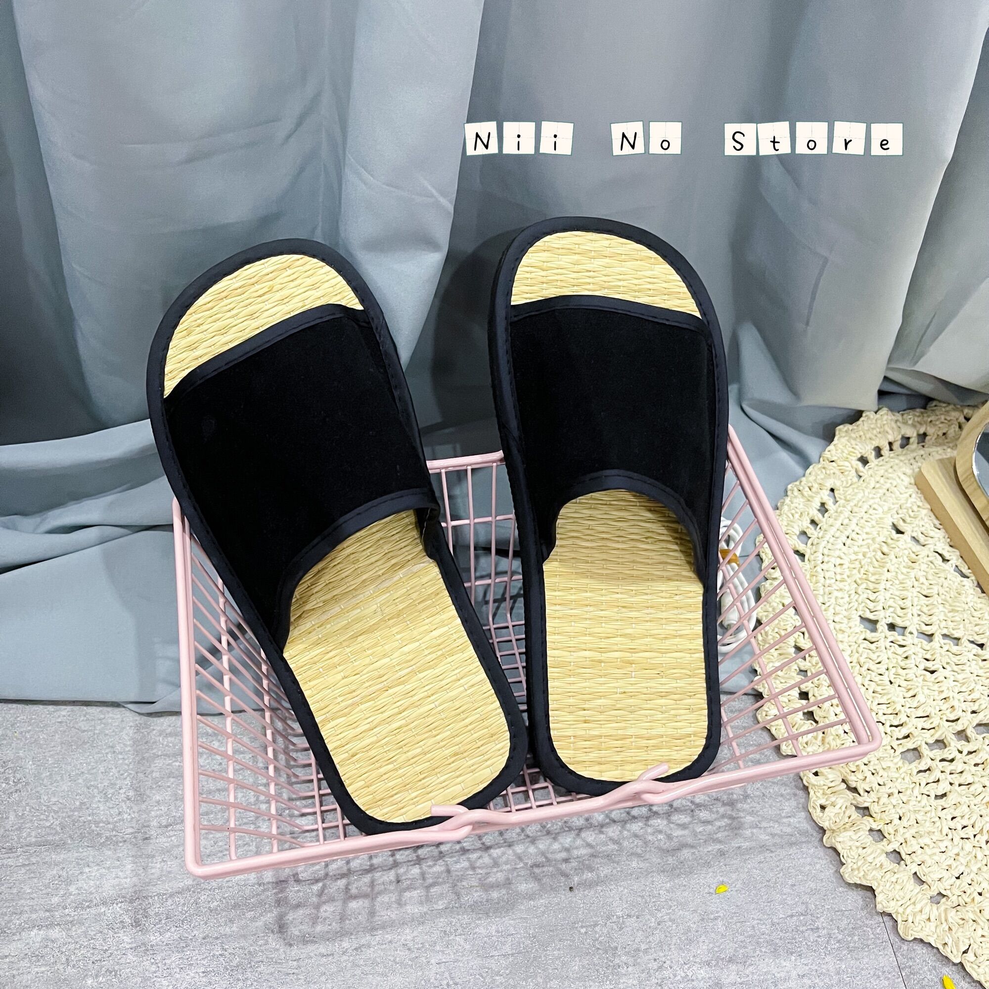 [ND021] Dép chiếu nhung quai ngang