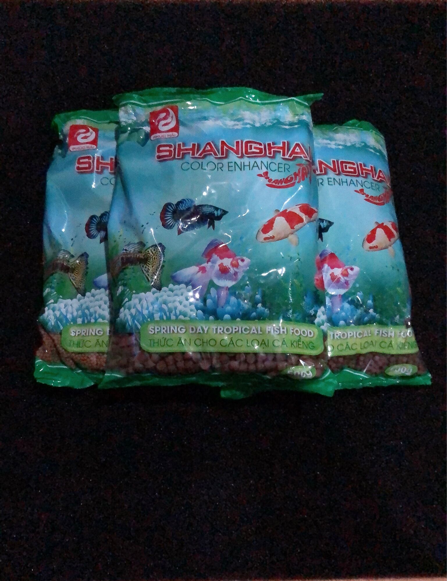 Thức ăn c&aacute cảnh combo 1kg 2 bịch 500g