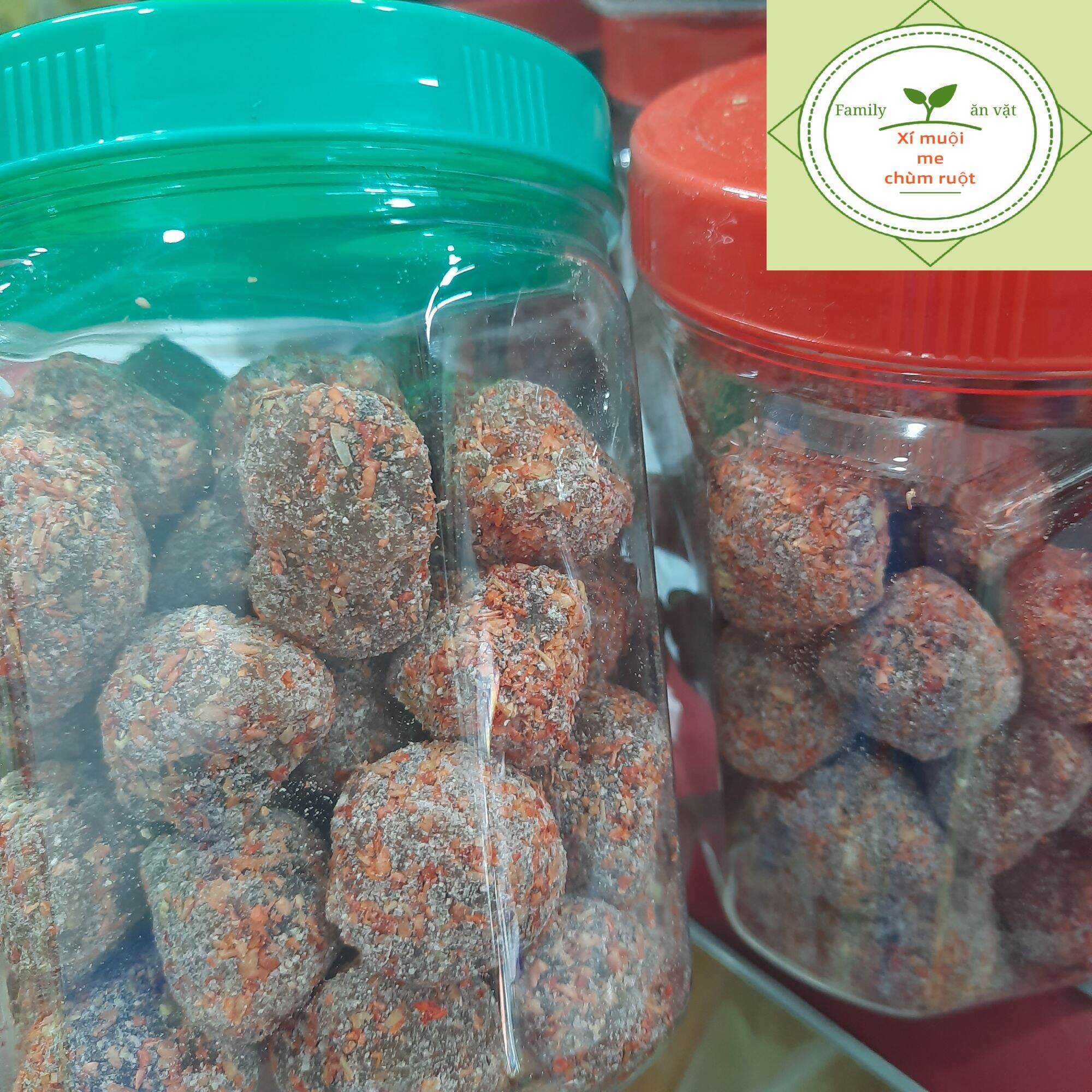 ME XÍ MUỘI CHÙM RUỘT - HŨ 500GR