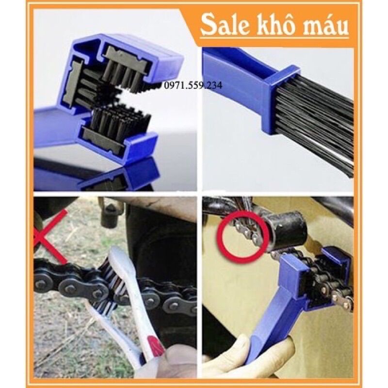 Chổi vệ sinh nhông sên đĩa