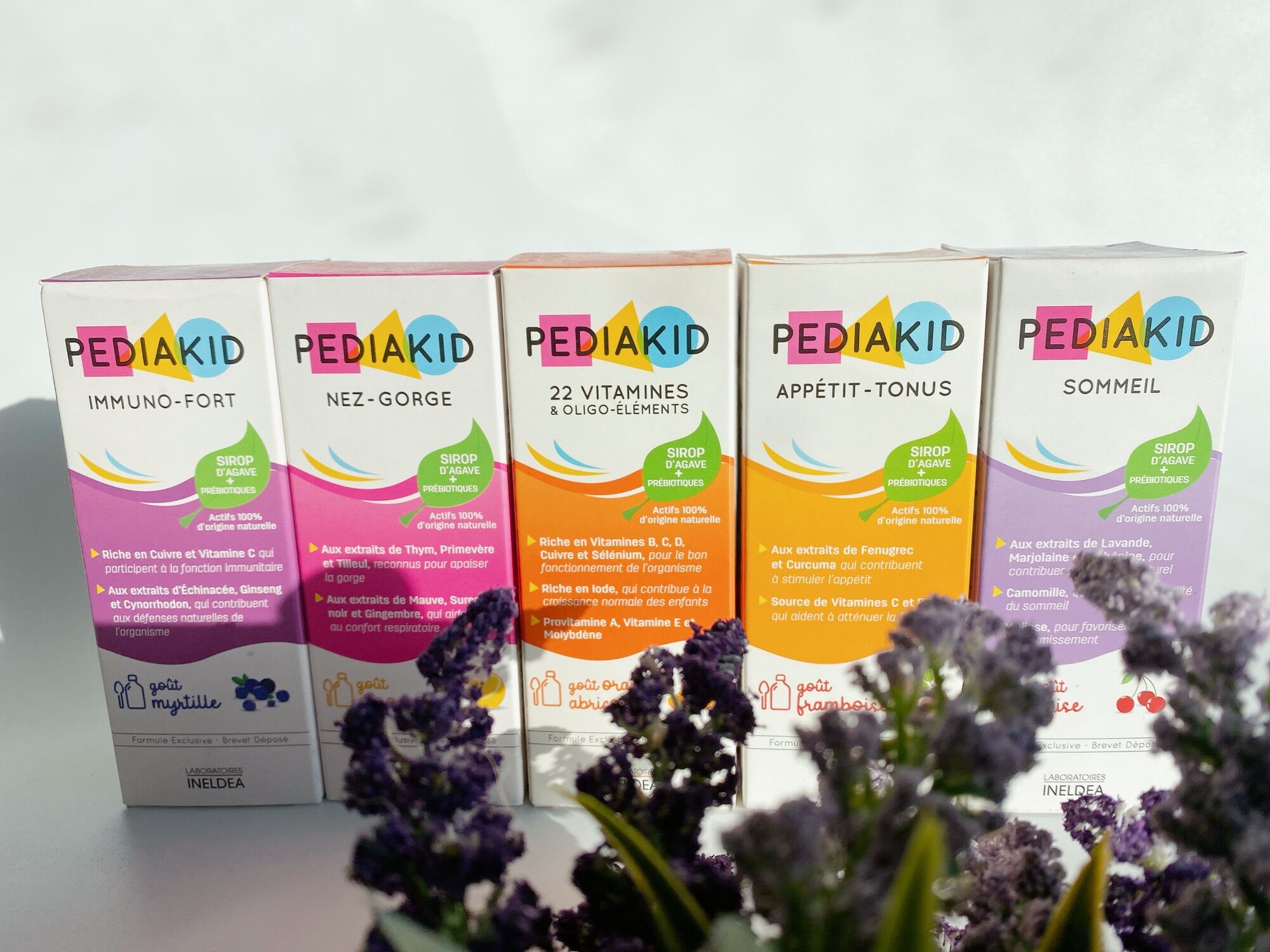 Pediakid ăn ngon/ ngủ ngon/ tăng đề kháng/ 22 vitamins - tăng đề kháng