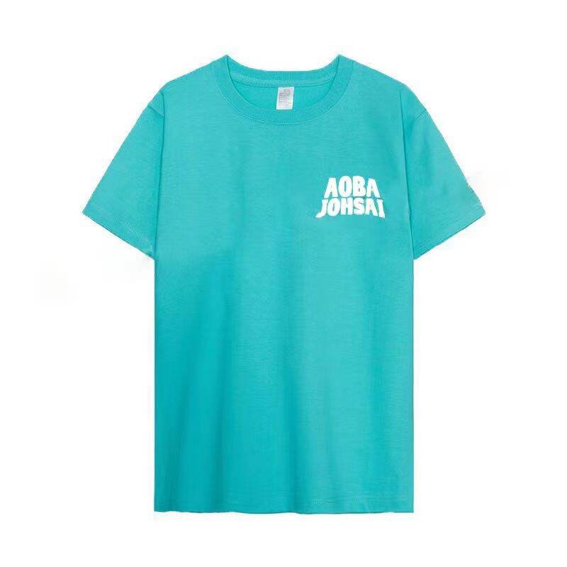 Áo Thun Tay Ngắn Đồng Phục Đội Sói Đen Bạch Điểu Trạch Kiêu Cốc Thanh Thành Phố Bạch Điểu Tây Ô Dã Âm Câu Tây Thanh Thành Phố Thanh Diệp Thiếu Niên Bóng Chuyền Hàng Có Sẵn