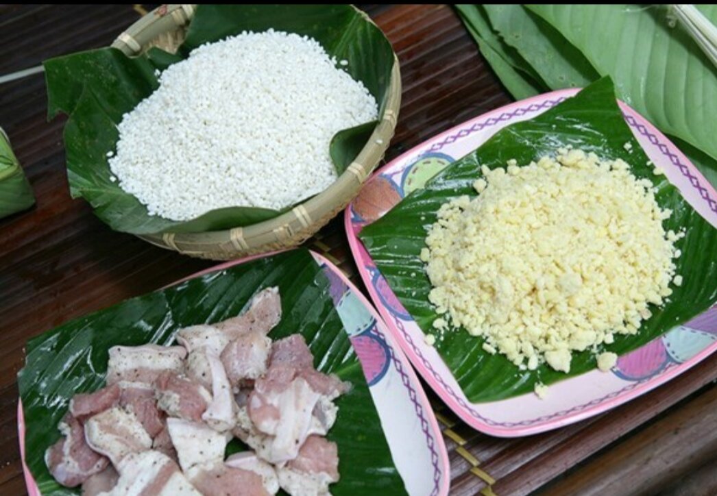 2 cây bánh tét chay Bình định (mỗi cây 1kg có hút chân không)