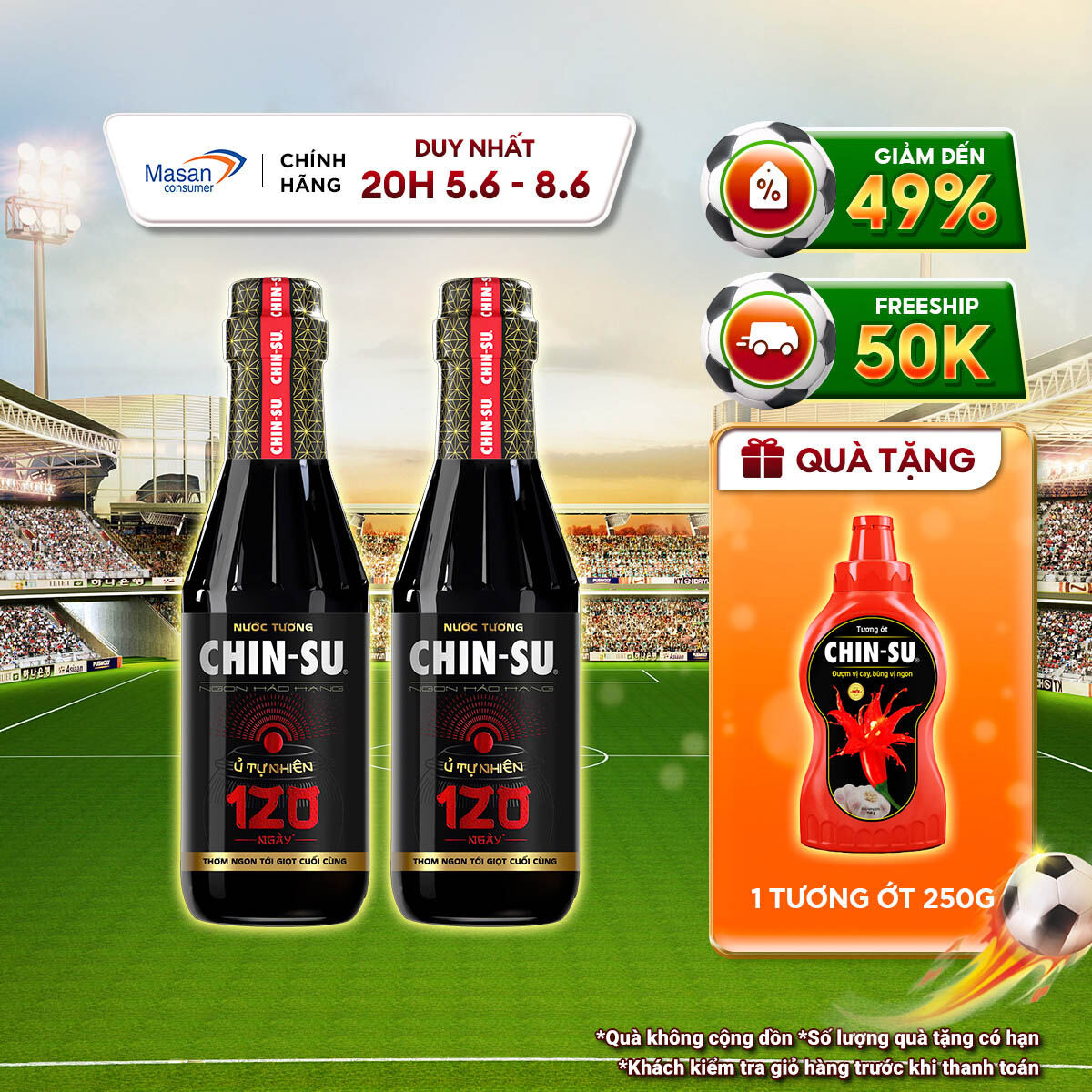 [Chọn Loại] Combo Chai Nước Tương Chin-su Ủ tự nhiên 120 ngày chai x 300ml