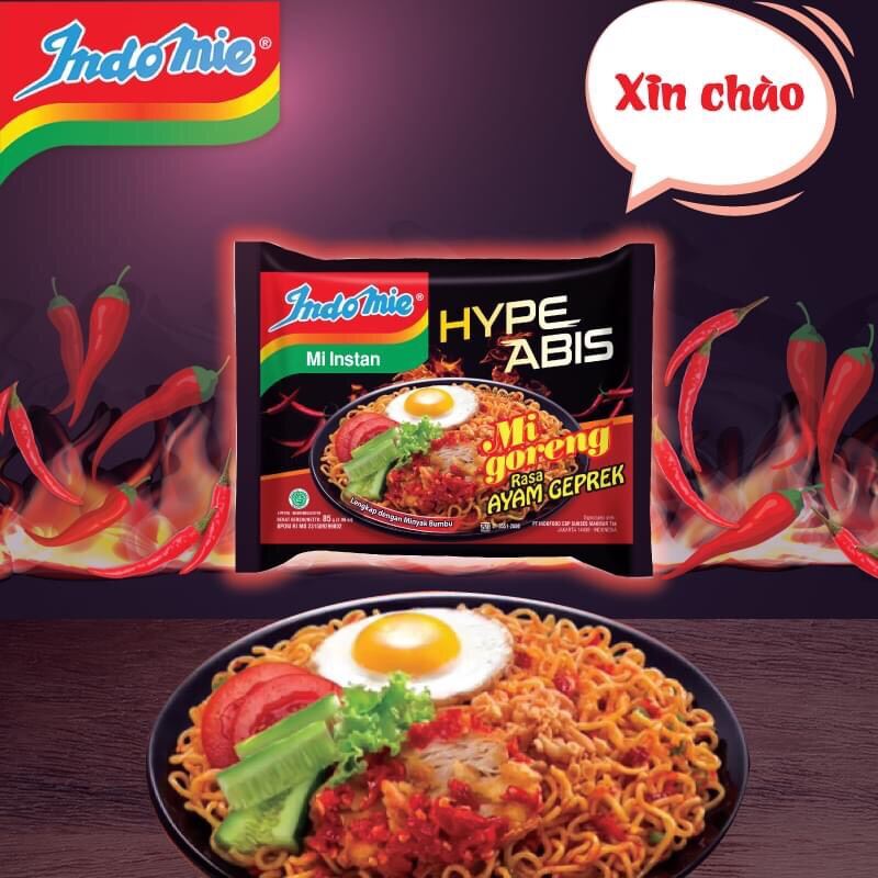 Combo 40 gói mì xào khô indomie mix nhiều vị - nhập khẩu indonesia