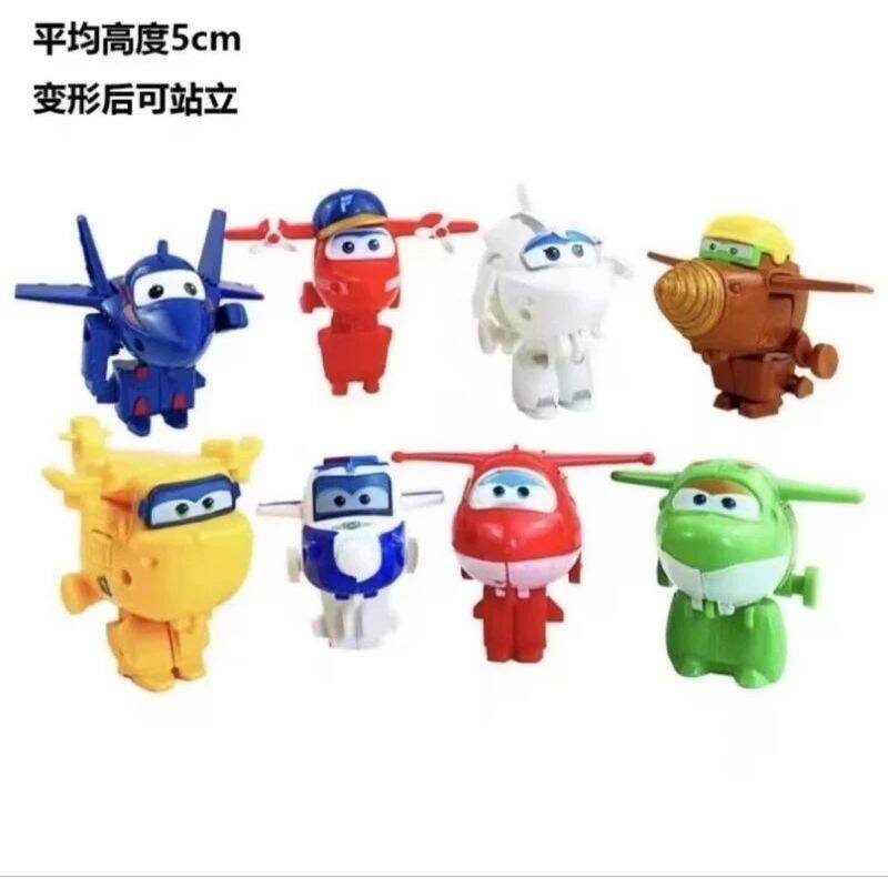 Đội bay robot siêu đẳng lắp ráp cho bé bộ 8 con